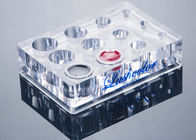 Clear Tattoo Accessories , Acrylic Ink Cup Holder Rectangle