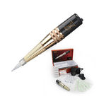 Professional Electronic Eyebrows Embroidery Tattoo Pen With Black / Gold Color