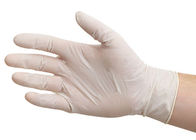 Flexible White Disposable Latex Gloves Tattoo Accessories For Tattoo Operation