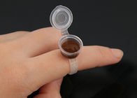 Disposable Plastic Tattoo Accessories Ring Cup With Cap For  Pigment