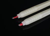 White Permanent Make Up Tool Disposable Plastic  Microblading Eyebrow Pen