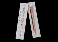 Champagne Disposable Eyebrow Tattoo Pen 3.5 CM Length Light Weight