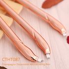 ABS Permanent Makeup Tools For Eyebrow Embroidery , Champagne Fox Pen