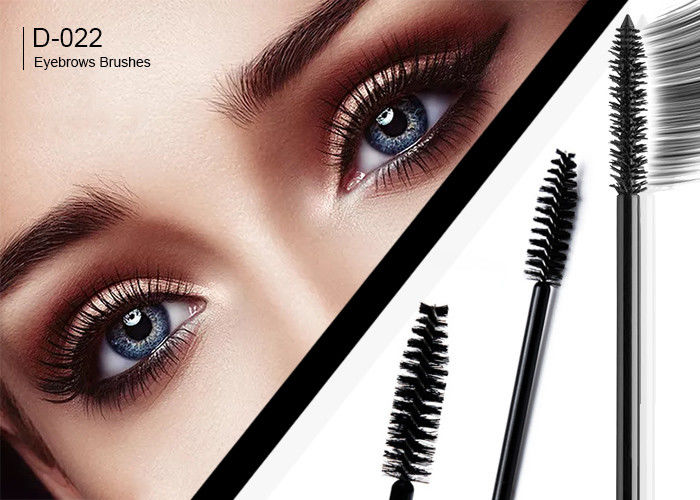 Artificial Fibers Black Brush Cosmetic Beauty Tools For Eyelashes / Eyebrows