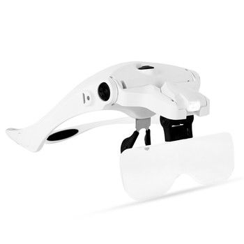 LED Portable Head - Mounted Magnifying Glass With Light For Tattoo