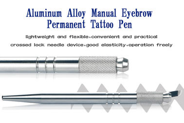 Long Lasting Manual Tattoo Pen Professional Silver Eyebrow Hand Embroidery Tool