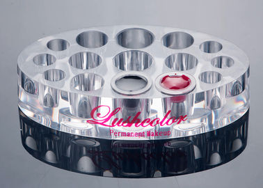 Permanent Makeup Tattoo Accessories / 12 Holes Tattoo Ink Cup Holder