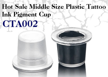 Professional Tattoo Accessories Plastic Tattoo Ink Cup White