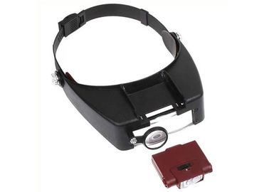 Tattoo Arts Black Led Headband Magnifier Adjustable For Reading