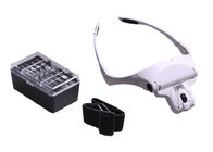 Multi Functional Tattoo Accessories Glass Led Headband Magnifier For Operation