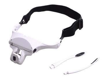 Multi Functional Tattoo Accessories Glass Led Headband Magnifier For Operation