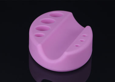 Purple Silicone Ink Cup Holder Tattoo Accessories , Machine Handpieces Tray