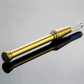 CE Safe Permanent Makeup Tools Gold Manual Handpiece for Eyebrow Tattoo