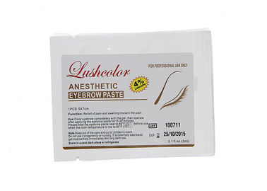 12pcs / box Lushcolor Eyebrow Numbs Patch Tattoo Pain Killer 4% Lidocaine