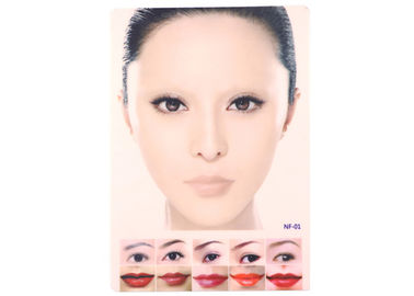 Eyeliners / Lips Tattoo Training Permanent Makeup Practice Skin Colorful