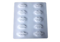 Rubber Fake Permanent Makeup Practice Skin White 3D Lips Skin For Microblading