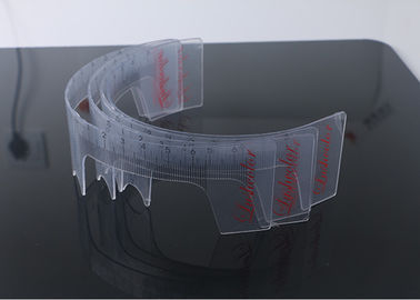 Plastic 22 CM Tattoo Accessories Micropigmentation Ruler / Eyebrow Ruler