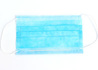 Disposable Medical Masks Tattoo Blue Sterile Mask Breathable / Dust Proof