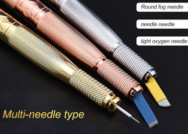 Multifunctional Double Head Manual Tattoo Pen Diamond Mental Eyebrow Tattoo Pens