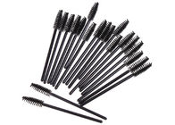 Black Brush Artificial Fibers Cosmetic Beauty Tools For Eyelashes / Eyebrows