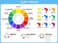 Colorful Round Permanent Makeup Color Wheel Tattoo Accessories