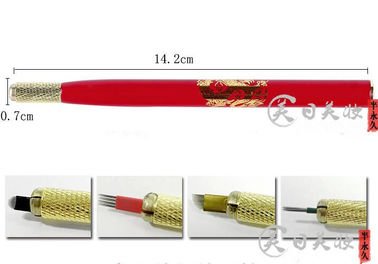 Red Dragon Oversized Head Red Manual Professional Permanent Makeup Eyebrow Pen