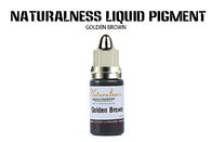Golden Brown Organic Permanent Makeup Pigments Naturalness Liquid Ink Pigment