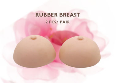 Skin Color Permanent Makeup Rubber Breast For Practice 2Pcs/Pair CE Certification