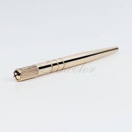 Eyebrow Permanent Makeup Tools Heavy Gold Manual Tattoo Pen Stainless Steel