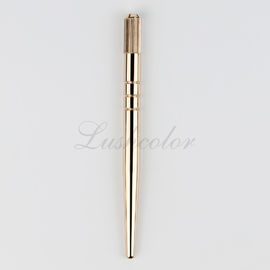 Eyebrow Permanent Makeup Tools Heavy Gold Manual Tattoo Pen Stainless Steel