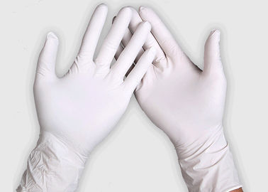 Convenient Permanent Makeup Operation Disposable Latex Gloves 100 pieces / box Thin