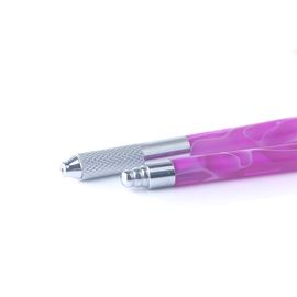 Purple Microblading Needle Crystal Manual Pen With Handpiece Lock - Pin Device