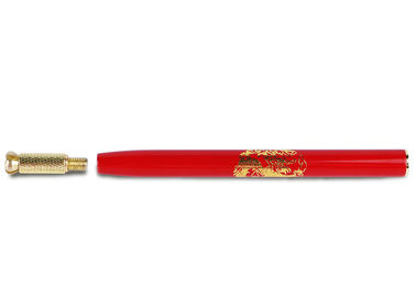 Red Cosmetic Tattoo Pen Permanent Makeup Oversized Head Manual Tattoo Pen