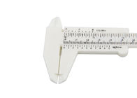Useful Beige Plastic Calipers Tattoo Accessories Permanent Eyebrows Measuring Tool