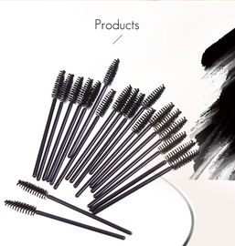 Synthetic fiber Tattoo Accessories Black 9.9 CM Eyelashes / Eyebrows Brushes