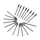 Synthetic fiber Tattoo Accessories Black 9.9 CM Eyelashes / Eyebrows Brushes