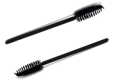 Artificial Fibers Cosmetic Beauty Tools Black Brush For Eyelashes / Eyebrows