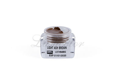 Light Ash Brown Eyebrow Tattoo Pigment 5ml / bottle 6.5 * 2 cm