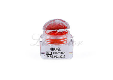 Natural Orange Cosmetic Lip / Eyebrow Tattoo Pigment For manual pen