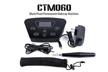 Black Pearl Permanent Makeup Machine , Eyebrow Tattoo Electric Device