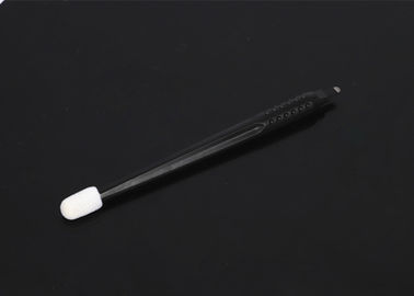 Black Microblading Eyebrow Tool / Disposable Manual Pen With Brush