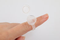 CE Tattoo Accessories , Transparent Plastic Permanent Ring Cup with Single Sterilize Bag