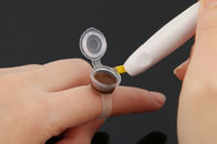 CE Tattoo Accessories , Transparent Plastic Permanent Ring Cup with Single Sterilize Bag