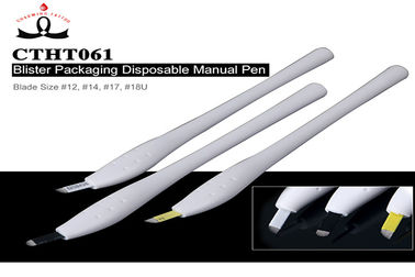 Blister Packing Permanent Makeup Tools / Plastic Disposable Manual Pen