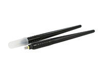 Black 15M1 Double Row Eyebrow Tattoo Pen Plastic And Stainless Steel Material