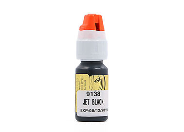 Pure Plant Extracted Jet Black Microblading Tattoo Ink For Eyebrow / Eyeliner / Lips