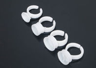 White Tattoo Accessories , Disposable Holder Eyelash Glue Pigment Ink Ring Cups
