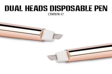 Dual Head Disposable Microblading Tool / Eyebrow Tattoo Permanent Makeup Pen