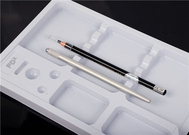 A4 Tattoo Accessories Plastic Tray For Microblading Pen / Eyebrow Pencil / Pigments Holder