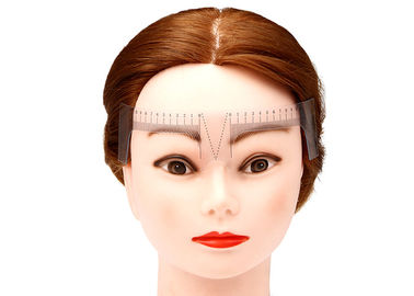 Permanent Makeup Tattoo Accessories , Plastic Eyebrow Microblading Measure Ruler